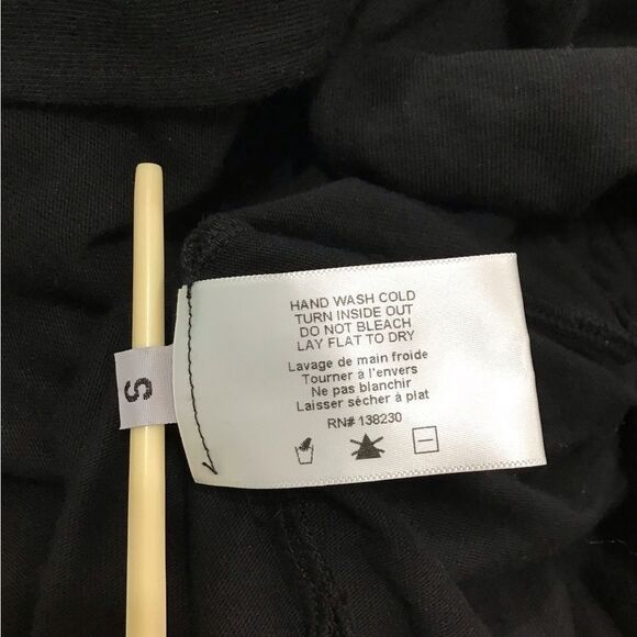 Pam & Gela Black Cold Shoulder Mini Dress Cut Out T-shirt New Size Small - Picture 7 of 10